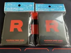 ロケット団　デッキシールド　２個セット　ポケモンカード　ポケモンセンター