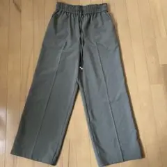 [新品] ケユカ　KEYUCA リネンライク　イージーパンツ　カーキ