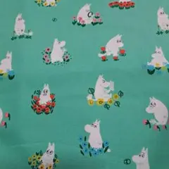 ムーミン生地ハギれオックス生地