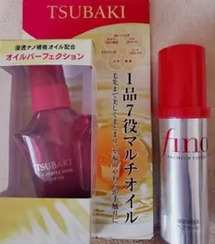 資生堂 TSUBAKI と fino の2点セット