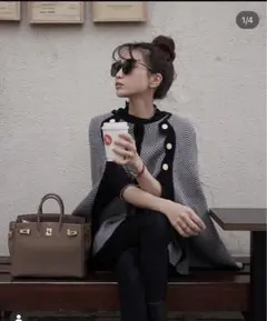 試着のみチェスティニットケープコート