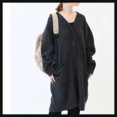 FRAMeWORK 杢ワイドVネックカーディガン ニット コート