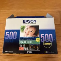 EPSON KL500PSKR 写真用紙　L判　500枚