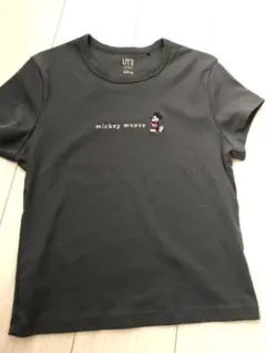 UT ミッキーマウス 半袖Tシャツ ダークグレー