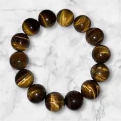 タイガーアイブレスレット　約14mm