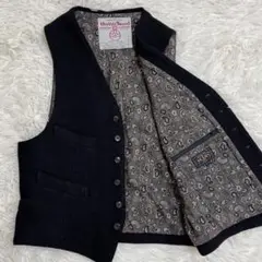 美品✨ ビームスプラス ハリスツイード ベスト ジレ M ペイズリー ウール