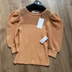 新品　joie since 定価¥3万7000円くらい　ニット　オレンジ