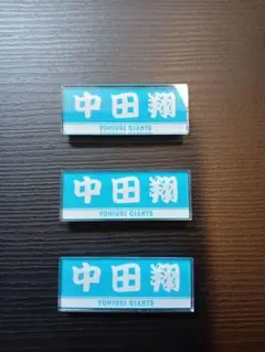 中田翔 沖縄限定アクリルバッジ3個