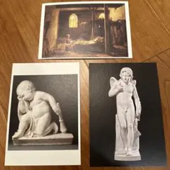 ルーブル美術館　絵画・ポストカード　3点