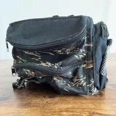 迷彩柄ナイロンバッグ 約25cm