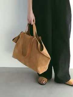 ETRE TOKYO 新作 完売 スウェードビッグトートバッグ スエード Bag