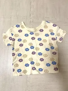 花柄半袖Tシャツ