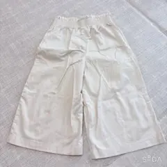 ユニクロ　白パンツ　110