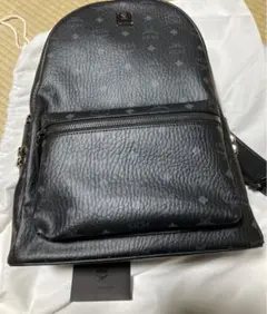 MCM バックパック 黒 Mサイズ