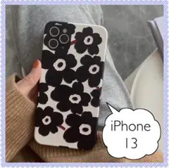 【特価☆早い者勝ち❗️iPhone13 ケース　花柄　北欧デザイン】