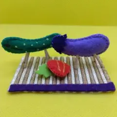 [フェルト手芸品]精霊馬ミニ
