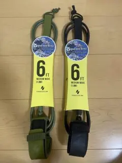新品 シンジケートリーシュ 6ft ショートボード 2個セット