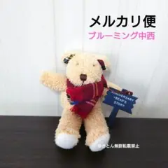 ブルーミング中西　アニバーサリーベア　テディベア　クマ　ぬいぐるみ　マスコット