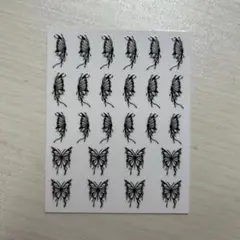 蝶 ネイルシール