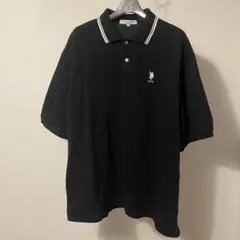 U.S. POLO ASSN 別注 ワンポイント刺繍 鹿の子ルーズポロシャツ