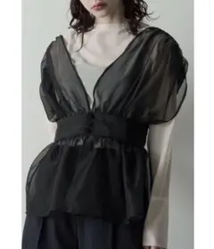 【Limue】オーガンジーシアビスチェ　美品
