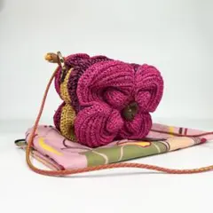 極美品　JAMIN PUECH ジャマン ピエッシュ　ショルダーバッグ　ストロー