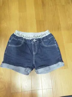 デニムショートパンツ 160