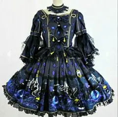 metamorphose 魔女の森ラッパ袖ワンピース