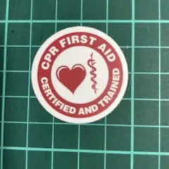 CPR FIRST AID ステッカー
