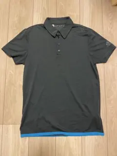 【✨状態良好✨】adidas ダークグレー ポロシャツ クライマチル　Lサイズ