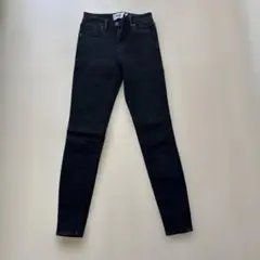 AZUL by MOUSSY ブラックスキニーデニム XXS