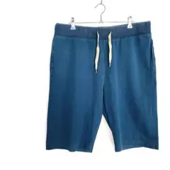 【NYLAUS】新品　メンズ　ハーフパンツ　ブルー　カジュアル　LLサイズ