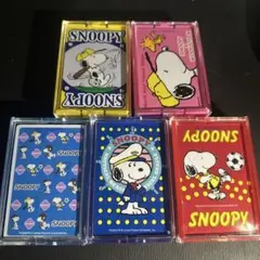 【新品】スヌーピー　任天堂オ－ルプラスチックトランプ ５点セット