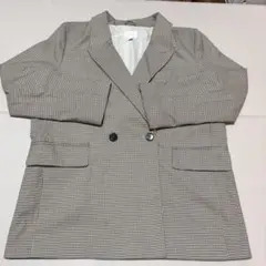 H&M チェック柄 テーラードジャケット 165/96A