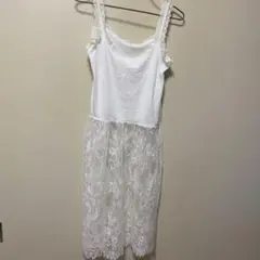 レース　白