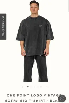 LYFT VINTAGE EXTRA BIG T-SHIRT ブラック Lサイズ