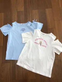 お値下げ！　ジェニィ　jenni Tシャツ　150 オフショルダー　2枚セット