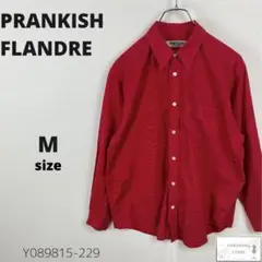 美品 ヴィンテージ PRANKISHFLANDRE シャツ 長袖 ドット柄 M