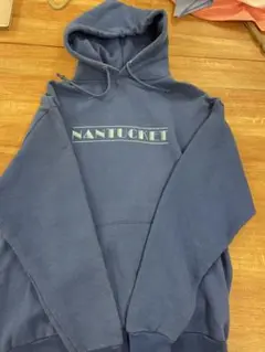 NANTUCKETロゴ入りネイビーパーカー XL