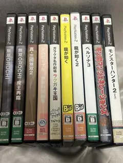 PS2ソフト10本まとめ売り　ペルソナ　シムズ　無双