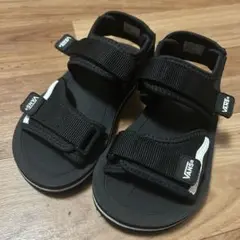 【美品】キッズ　VANS サンダル 19cm　ブラック　ヘクター