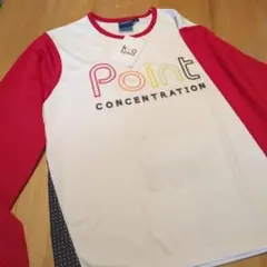 KEA sport グラフィック長袖Tシャツ 赤/白