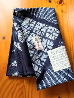 【新品】藍染絞り マルチクロス/テーブルクロス90×90