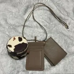 WORLD ワールド リングショルダーマルチバッグ 3連 ショルダーバッグ