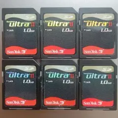 SanDisk Ultra II 1.0GB SDカード 6個セット★