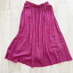 Lugnoncure フレア ロング スカート　麻 【新品未使用】