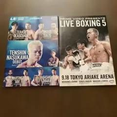 LIVE BOXING 4と5 パンフレット　井上　那須川