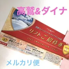 岐阜県★高鷲スノーパーク★リフト招待券★1枚★奥美濃タカスダイナ共通スキー場