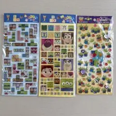 平成レトロ　トイストーリー　はんぶんこシール　とうめいシール　TOY STORY