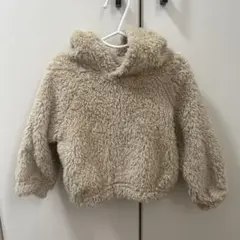 【試着のみ】ベビー 長袖 くま耳フード付き